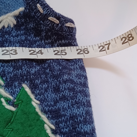 STAR BLUE ORIGINALS STUDIO UGLY VEST Size XL reindeer light dark blue zip - Picture 9 of 12